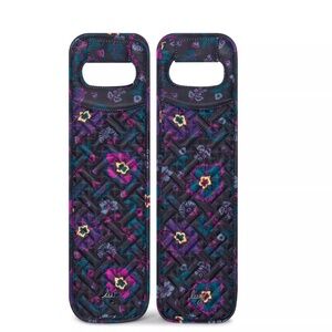 Lug Shuttle Boho Floral 2 piece wine totes